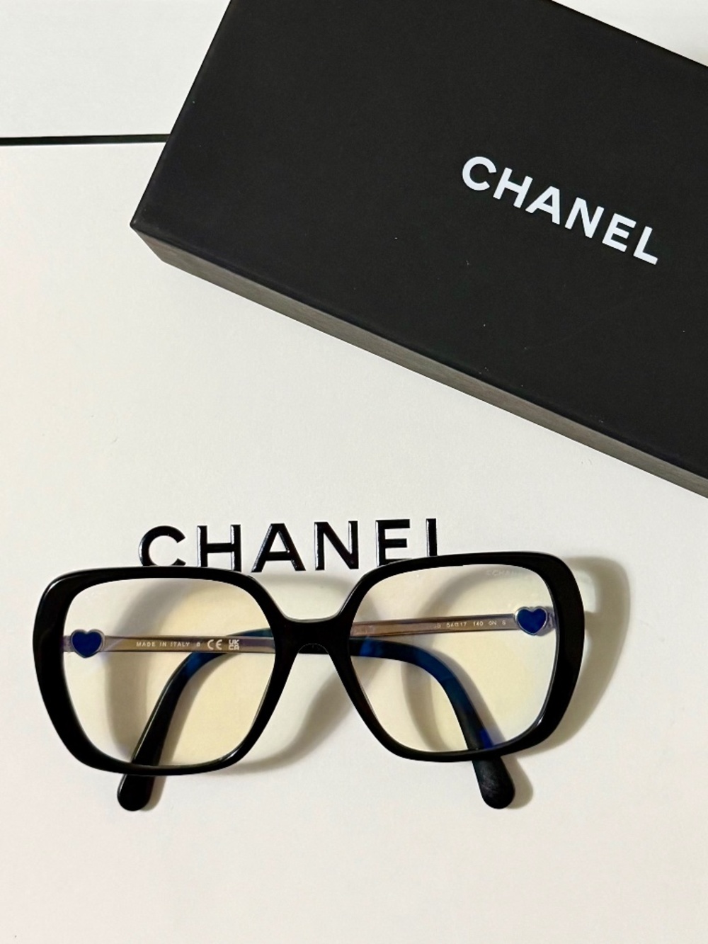 CHANEL Square Blue Light Glasses